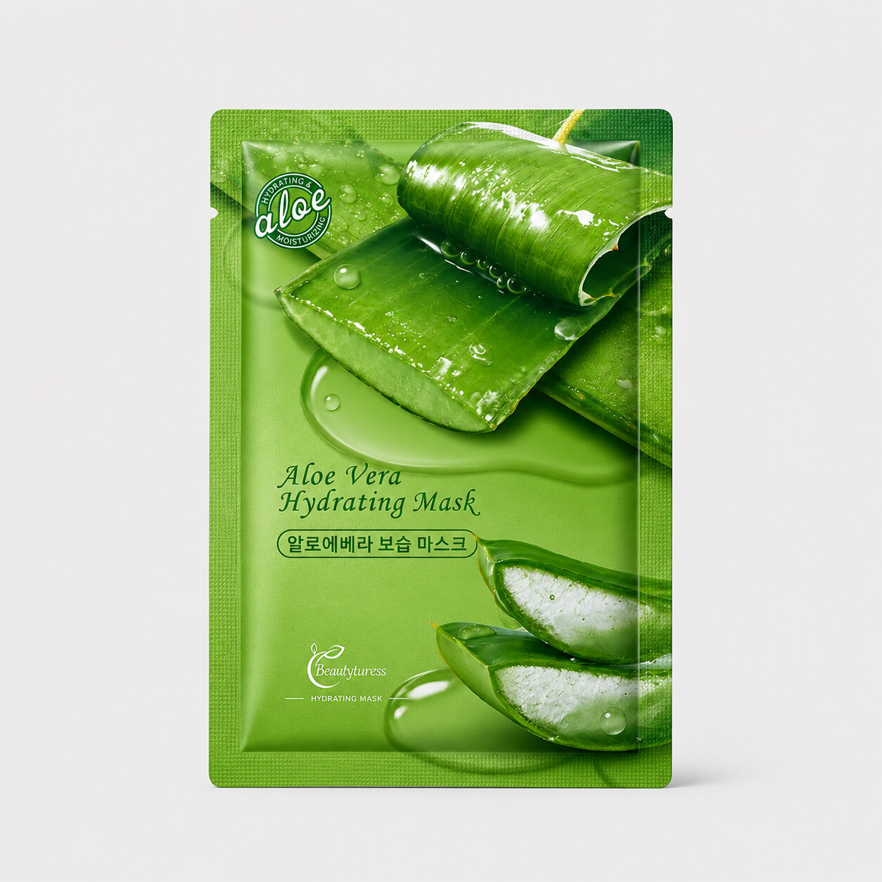 Natural Aloe Vera Hydrating Face Mask (10 Pack)