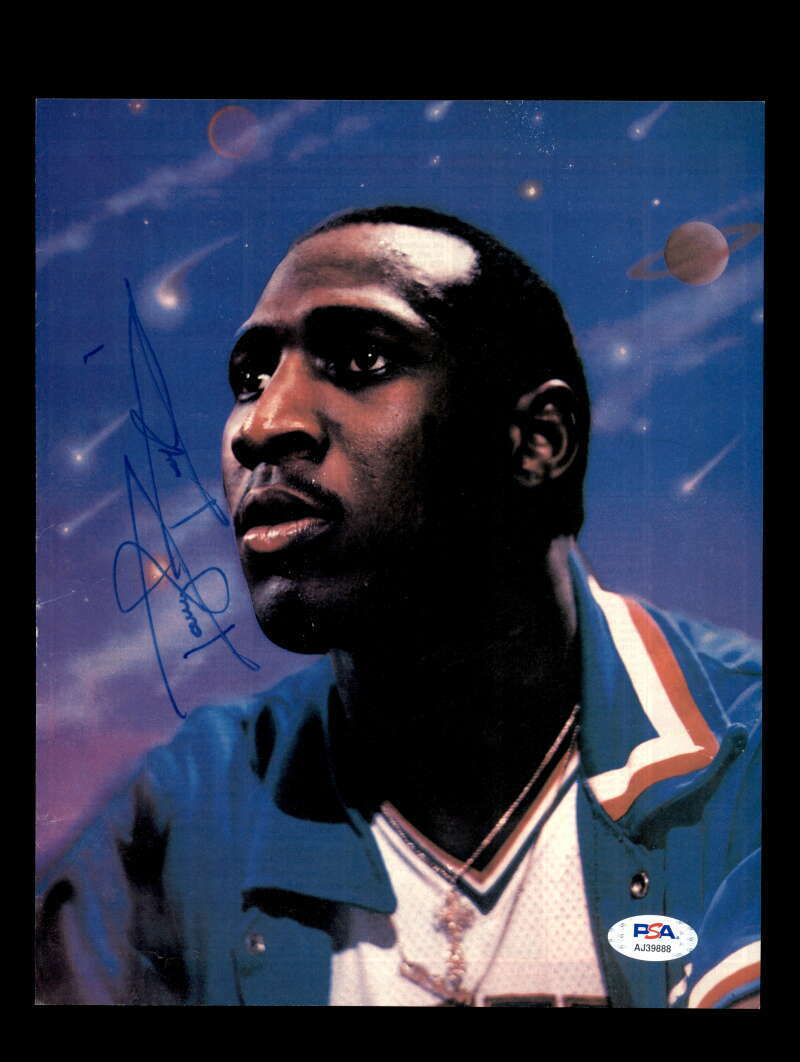 Darryl Dawkins PSA DNA Signed Coa 8x10 Autograph Photo Poster painting