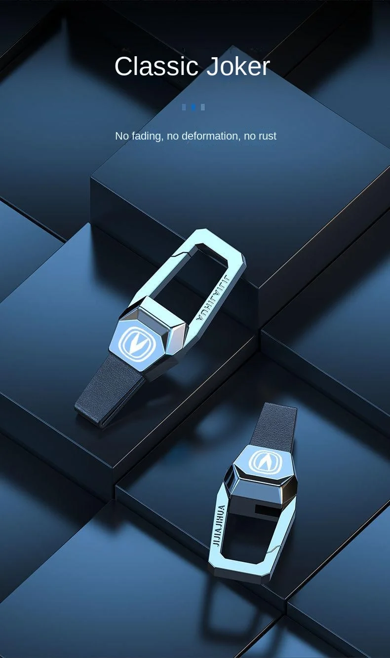 Mecha style car keychain