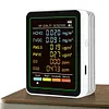6-in-1 Air Quality Meter Real-Time CO2 Tester HCHO Detector for Home Cars Plants