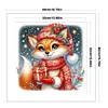 Christmas Fox-11CT Stamped Cross Stitch 40*40cm/15.75*15.75in tapestrymarket