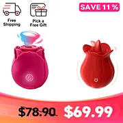 rose bud female toy Dual bloom - Dual rose vibrator main image 1