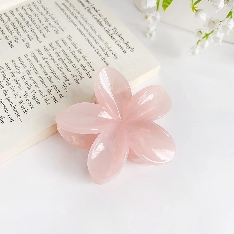 Women’s Elegant Sweet Flower Plastic Hair Claws