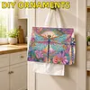 Diamond Tissue Organizer Exquisite Craftsmanship for Bathroom Bedroom Decor (Dragonfly)