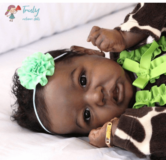 Cute Black Newborn 12'' Abigail Realistic African American Reborn Baby