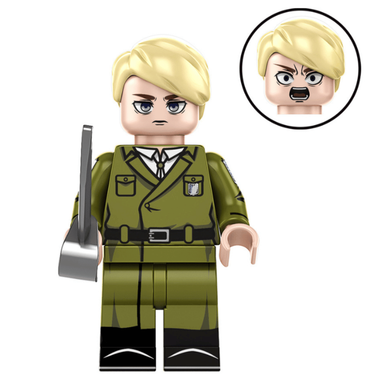 Erwin Smith From Attack on Titan Custom Anime Minifigure LBS monstertoys