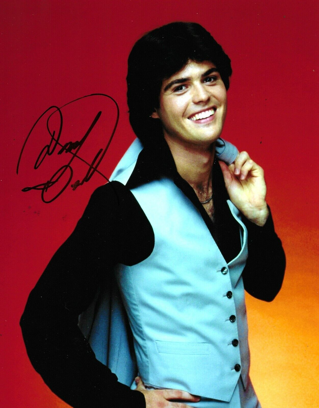 Donny Osmond Signed 10x8 Photo Poster painting AFTAL