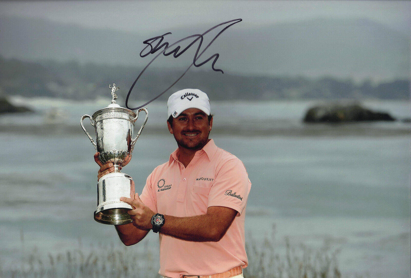 Graeme McDowell Signed 12X8 Photo Poster painting US OPEN Aftal COA (3095)