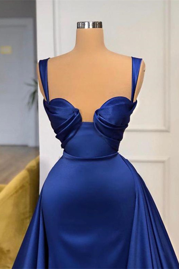 Royal Blue Mermaid Long Prom Dress With Train Sexy Evening Dresses Y1628