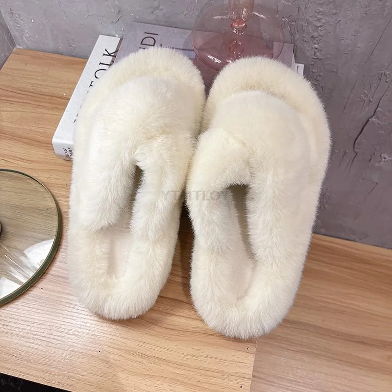 Summer Fluffy Raccoon Fur Slippers Shoes Women Real Fox Flip Flop Flat Furry Slides Outdoor Sandals Amazing Indoor Ytmtloy