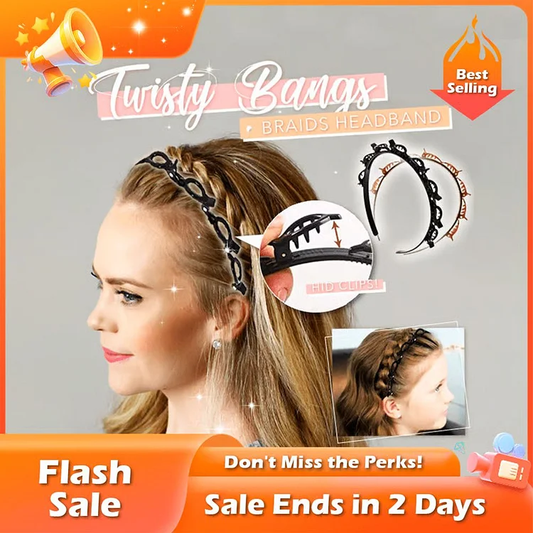 Double Bangs Hairstyle Hairpin