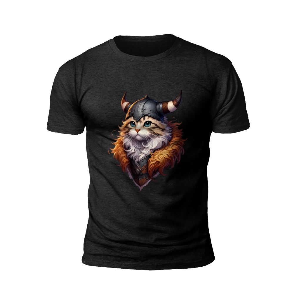 Viking Feline: The Cat Warrior T-shirt