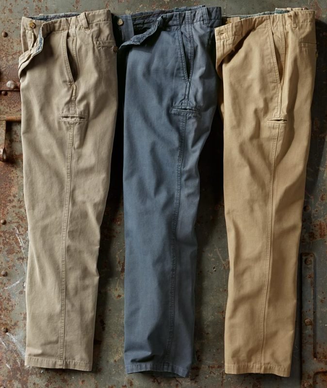 Cotton linen men's solid color casual pants