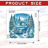 (US Local)6pack Xmas Car-Crystal Rhinestone Diamond Painting(30x30cm)