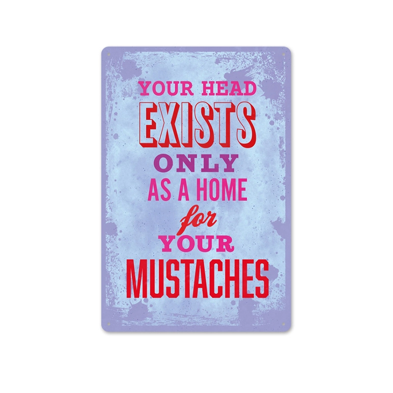 Beer Vintage Tin Painting Bar Background Wall Decoration Painting Home Frameless Iron Pendant