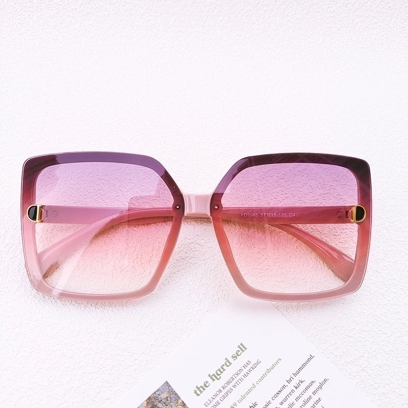 Ig Style Casual Geometric Pc Resin Square Full Frame Women’s Sunglasses