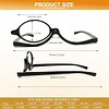49% OFF Makeup Reading Glasses Round Magnifying Flip Down Cosmetic Readers