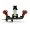 KM-17 Pro Router Plane Die Steel Body Adjustable Fence with CAM Lock Depth Stop Dual Blade 1/2inches Width for Fine Tuning