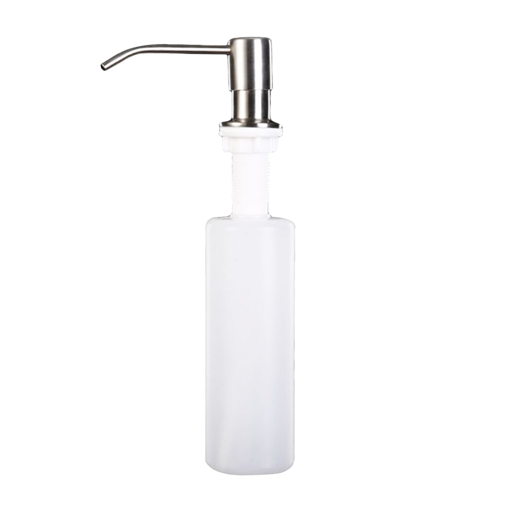 

300ml Kitchen Sink Liquid Soap Dispenser Stainless Steel Plastic Bottles, 501 Original