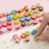 6 PACKS Adorable 50pcs Mini Cartoon Erasers for Kids Student Office Exam Stationery Gift