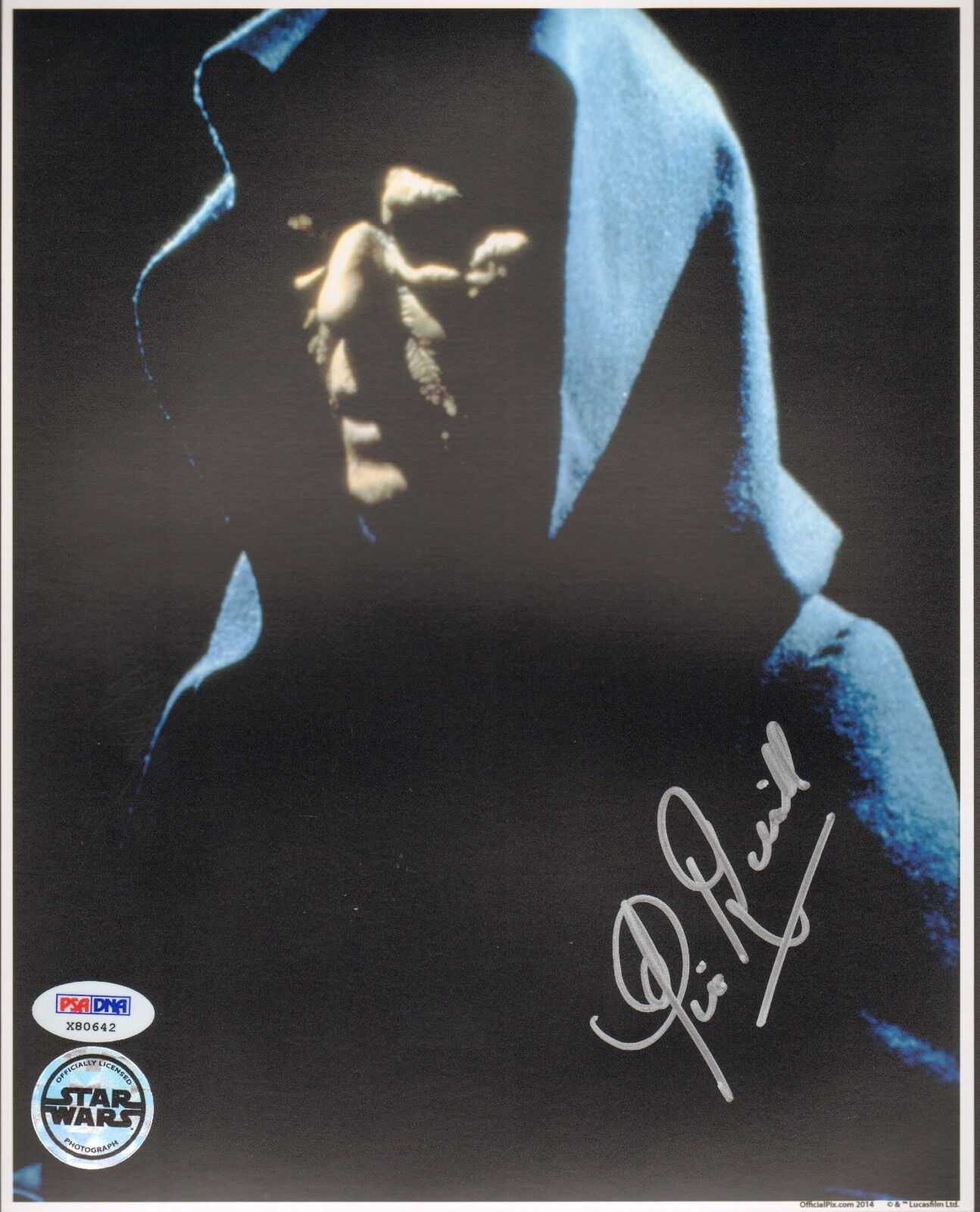 CLIVE REVILL Signed STAR WARS Emperor