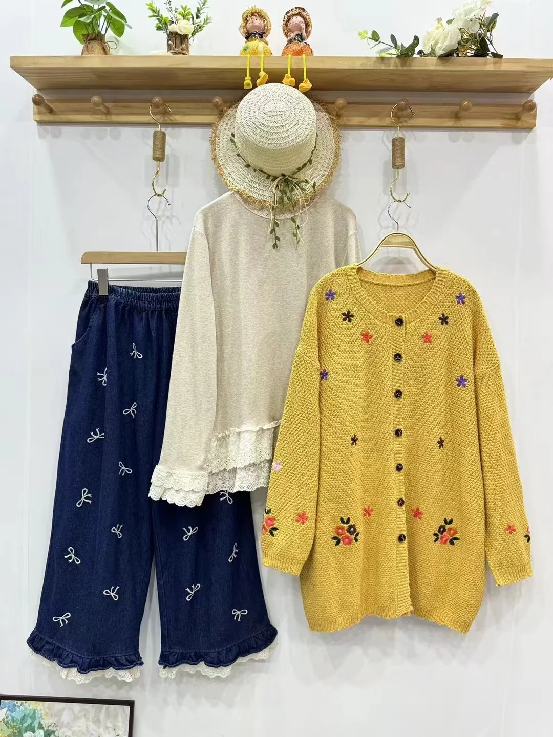 Chicfifth Sweater Women Winter Long Sleeve High Quality Autumn Vintage Top Knitted Cardigan