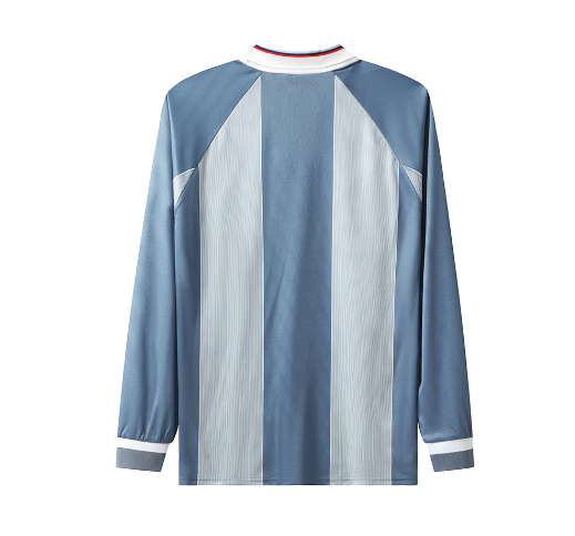 1996 England Away Retro Long Sleeve Men's Football T-Shirt Thai Quality