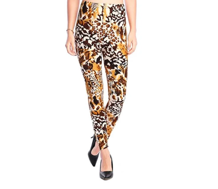 CUHAKCI Fashion Women Hot Leggings Floral Print Fitness Leggins Sexy Legging High Waist Workout Leggin Elastic Pants Drop Ship