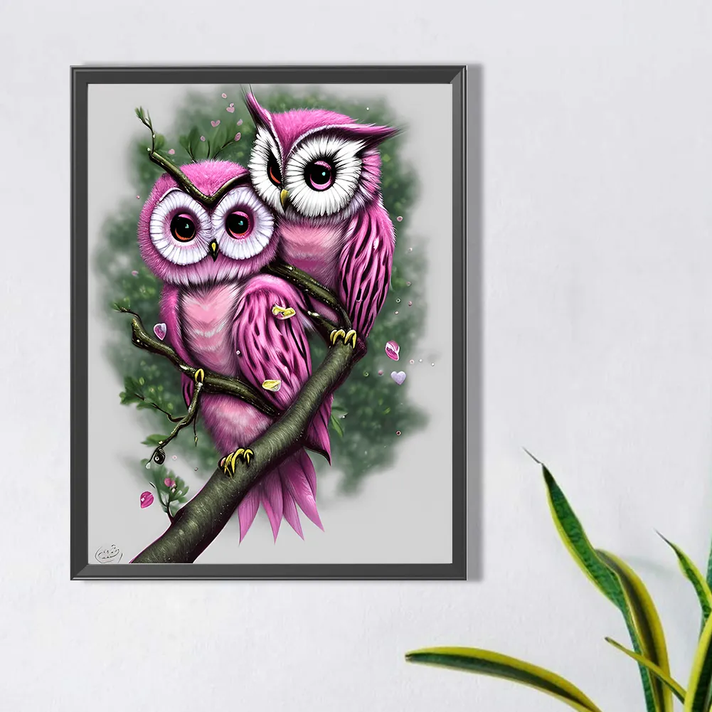 Full Round Diamond Painting 40*50cm - Owl