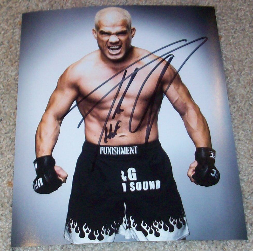 TITO ORTIZ SIGNED AUTOGRAPH 8x10 Photo Poster painting A w/EXACT PROOF UFC BELLATOR PRIDE MMA