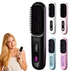 Cordless Hair Straightening Brush Straightener Rechargeable Hot Brush