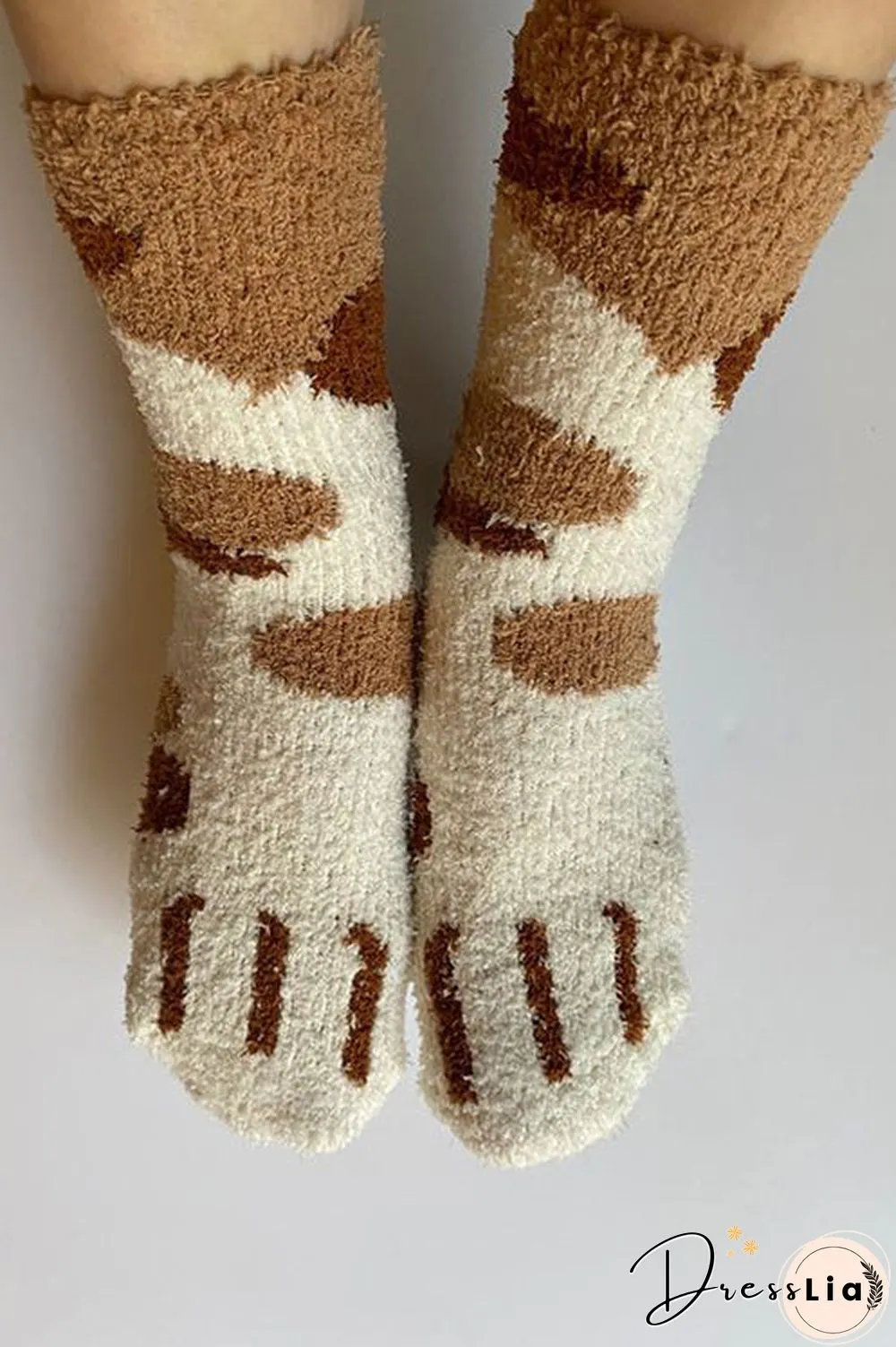 Cat Claws Cute Thick Warm Sleep Floor Socks