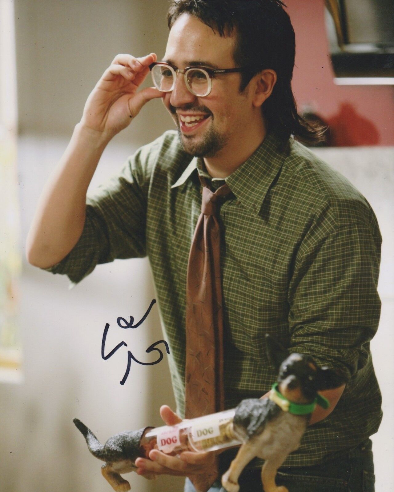 Lin Manuel Miranda Signed Modern Family 10x8 Photo Poster painting AFTAL