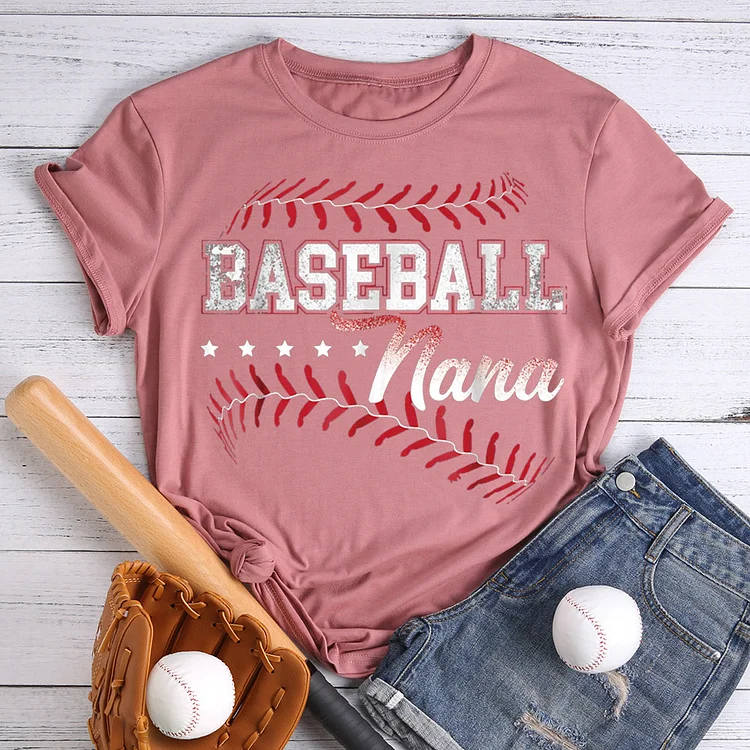 AL™ Baseball nana T-shirt Tee -013441-Annaletters