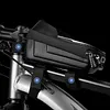 PU Hard Shell Bicycle Front Frame Bag Waterproof Touch Screen Handlebar Holder