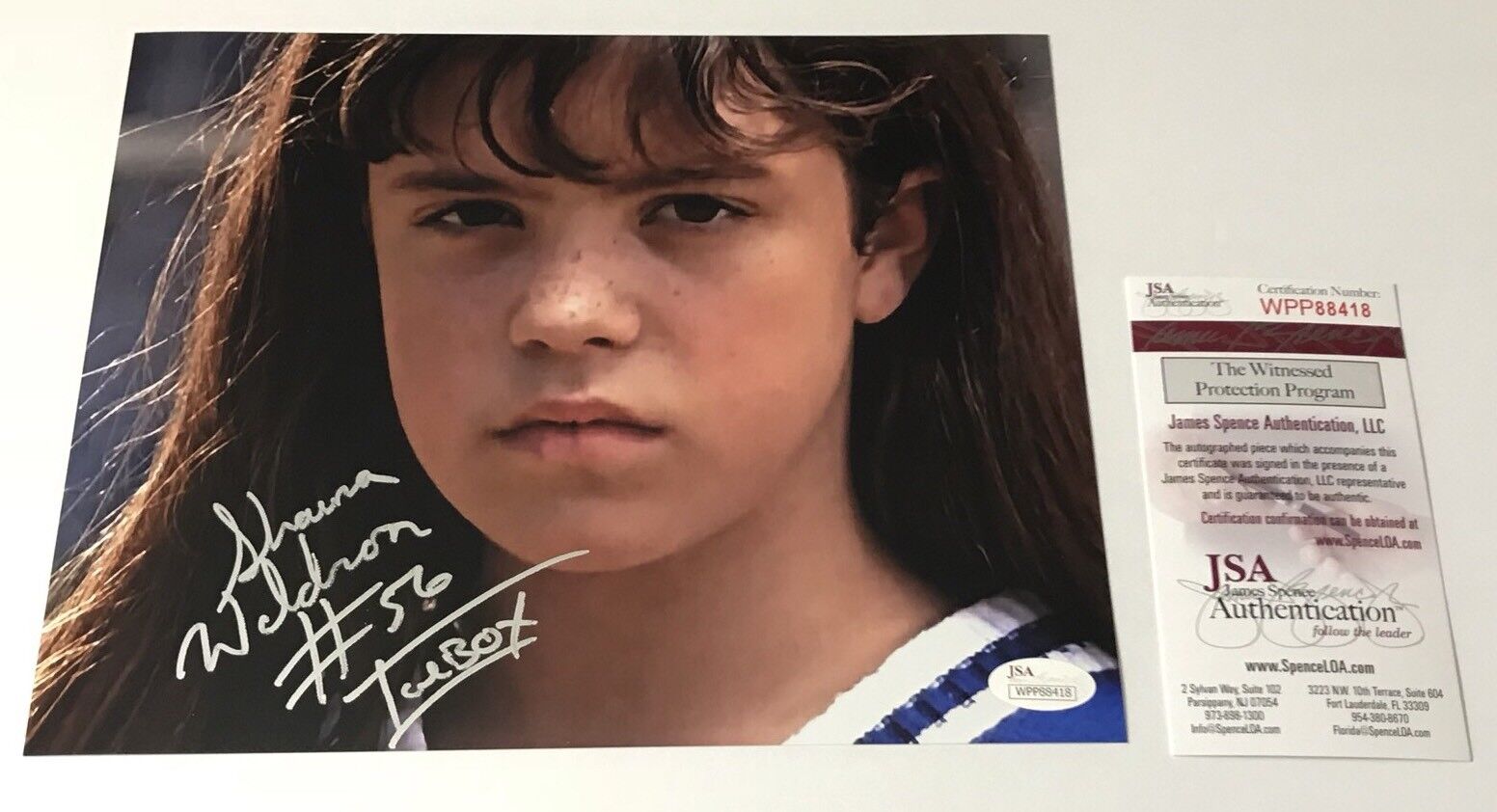 SHAWNA WALDRON Signed 8x10 LITTLE GIANTS Photo Poster painting ICEBOX Autograph JSA COA