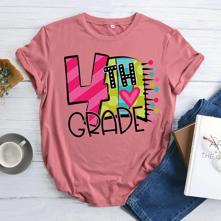 4th Grade T-shirt Tee-07032