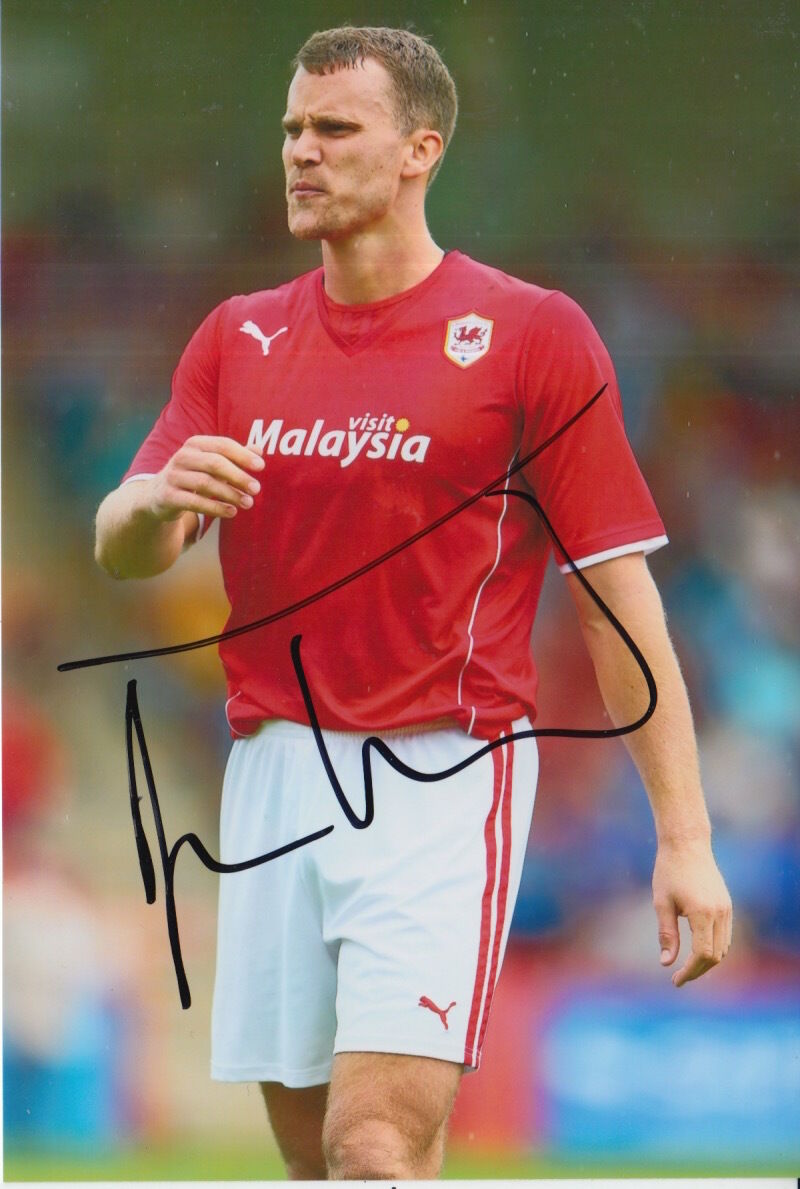 CARDIFF CITY HAND SIGNED BEN TURNER 6X4 Photo Poster painting 1.