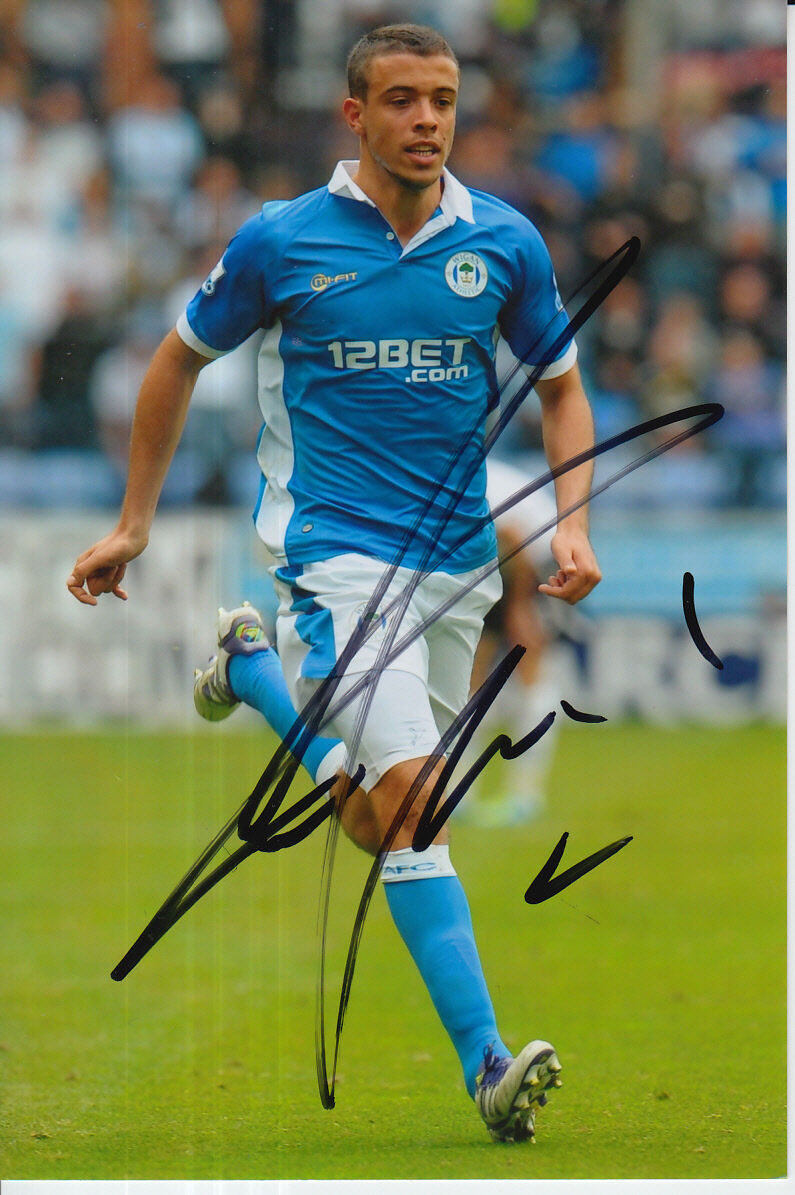 WIGAN HAND SIGNED FRANCO DI SANTO 6X4 Photo Poster painting 1.