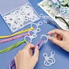 (US Only)40Pcs Acrylic Cross Stitch Threading Board Floss Bobbins for Cross Cotton (1)