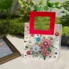 DIY Diamond Art Painting Handbag with Square Handle Diamond Painting Shopping Tote Bags Kits Multi Purpose Diamonds Paintings Creative Handbags for Women Girl Art Craft Gift