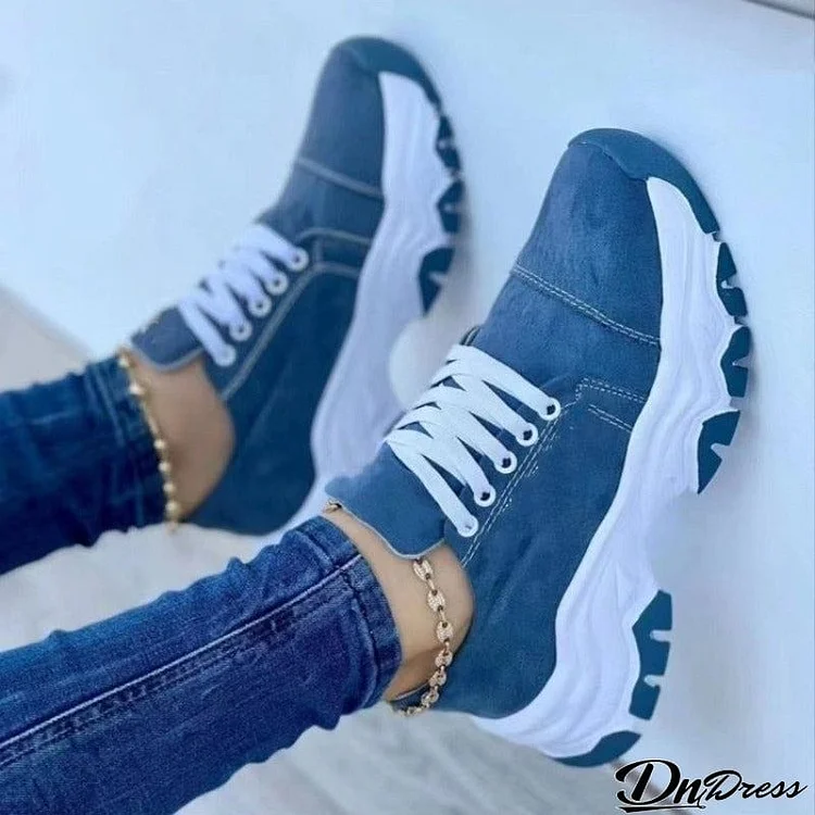 Everly Blue Denim Dream Sneaker