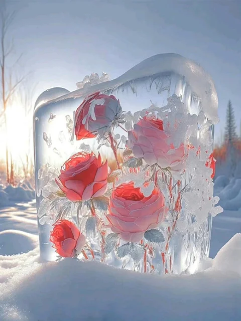 Diamond Painting - Full Round/Square Drill - Rose(30*40 - 50*60cm)