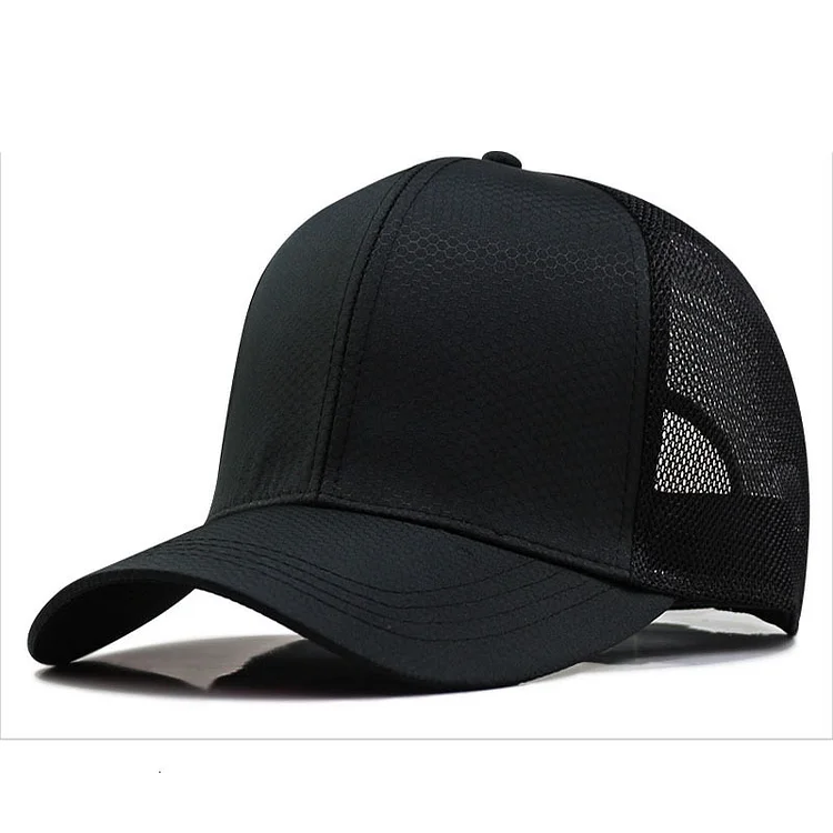 56-61cm 62-68cm Big Head Man Plus Size Baseball Cap Men Summer Thin Polyester Mesh Trucker Hat Male 3d Embroidery Snapback Hats