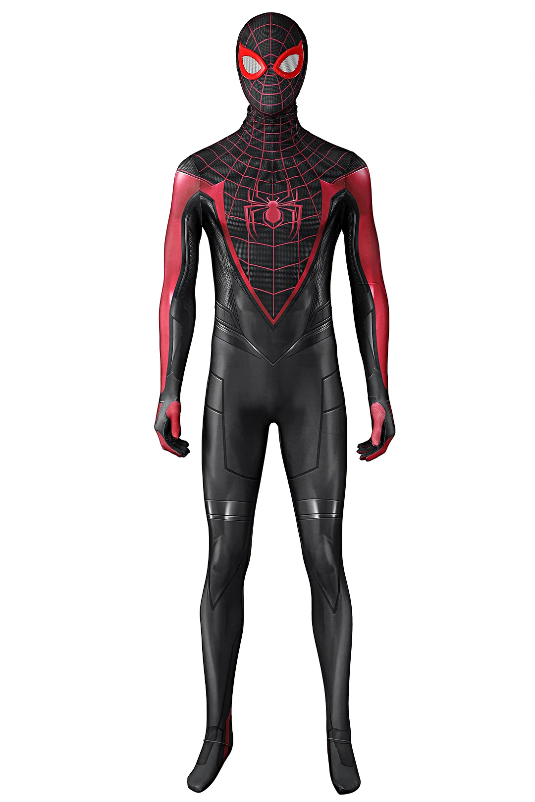 Marvel Spiderman Ps5 2 Miles Morales Jumpsuit Costume