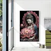 Lotus Guanyin buddhistischer runder Bohrer Diamantmalerei 40*60cm
