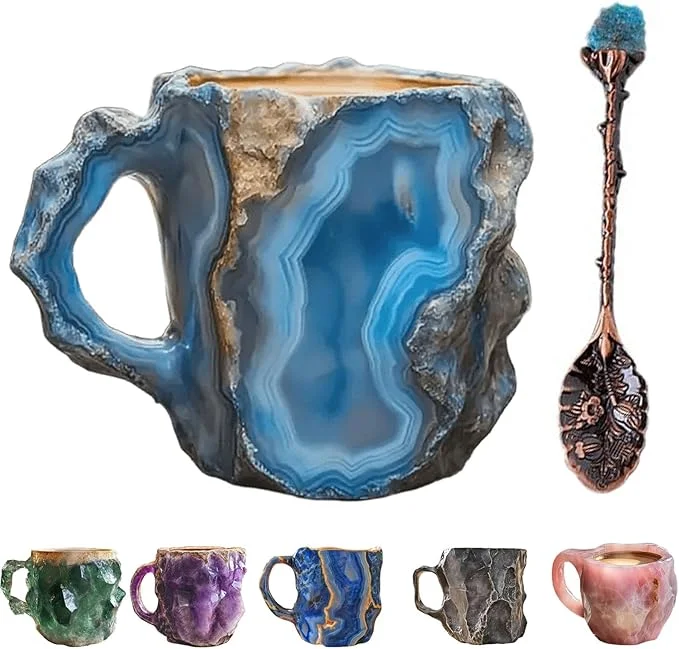 ☕2025 New Year's Sale 49% Off 🎁2024 New Mineral Crystal Coffee Mugs