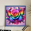 Colorful Butterfly And Roses-11CT Stamped Cross Stitch 45*45cm/17.72*17.72in tapestrymarket