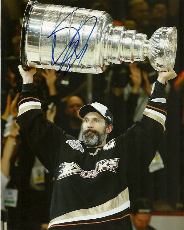 Anaheim Ducks Scott Niedermayer Stanley Cup Signed Autographed 8x10 Photo Poster painting COA