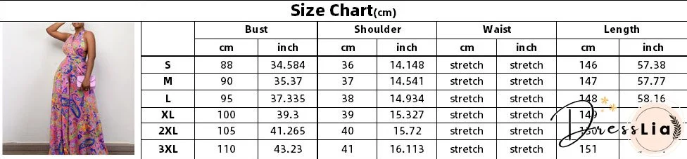 Plus Size Women African Print Halter Neck Beach Jumpsuit